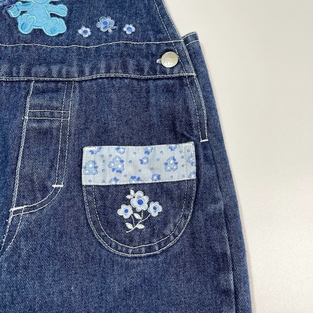 Vintage Blues‎ Clues Embroidered Denim Overalls Size 2T